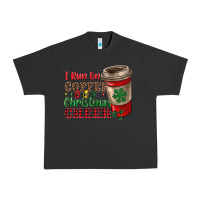 Pigment Black i run on coffee and christmas cheer Urban Heavy Tee - RanaPortraitStore