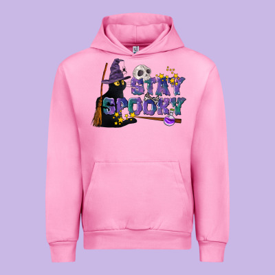 Stay Spooky With Black Cat Urban Hoodie Designed By Lillyallendesigns