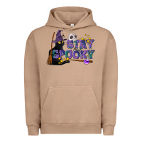 Pigment Burro Stay Spooky With Black Cat Urban Hoodie - LillyAllenDesigns