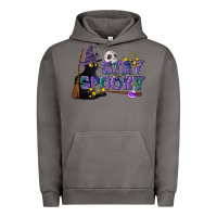 Pigment Tornado Stay Spooky With Black Cat Urban Hoodie - LillyAllenDesigns