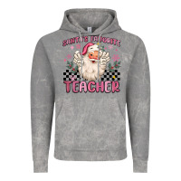 Cloud Rock santa's favorite teacher Vintage Hoodie - MaliasSmallBusiness