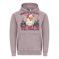 Vintage Zinc santa's favorite teacher Vintage Hoodie - MaliasSmallBusiness