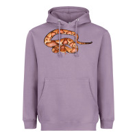 Lavender Copperhead Snake Illustrations Heavyweight Hoodie - LillyAllenDesigns