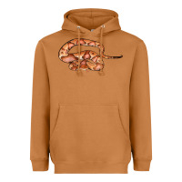 Copperhead Snake Illustrations Heavyweight Hoodie | Teevron