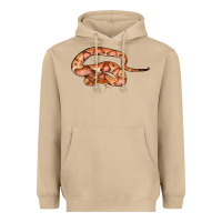 Mushroom Copperhead Snake Illustrations Heavyweight Hoodie - LillyAllenDesigns