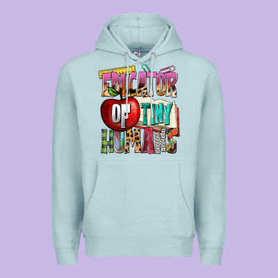 Educator Of Tiny Humans Premium Hoodie Designed By Nancycooperartshop