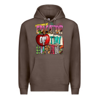 Coffee educator of tiny humans Premium Hoodie - NancyCooperArtShop