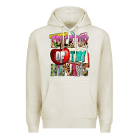 Oatmeal Heather educator of tiny humans Premium Hoodie - NancyCooperArtShop