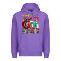 Purple educator of tiny humans Premium Hoodie - NancyCooperArtShop