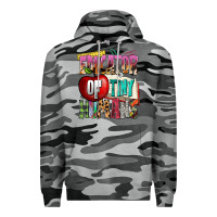 Slate Camo educator of tiny humans Premium Hoodie - NancyCooperArtShop