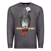 African Gray Parrot Bird Premium Sweatshirt | Teevron