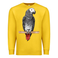 Lemon African Gray Parrot Bird Premium Sweatshirt - LillyAllenDesigns