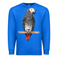 True Royal African Gray Parrot Bird Premium Sweatshirt - LillyAllenDesigns