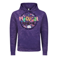 Cloud Purple medical assistant nurse Vintage Hoodie - MaliasSmallBusiness