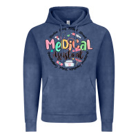 Vintage Denim medical assistant nurse Vintage Hoodie - MaliasSmallBusiness