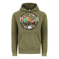 Vintage Olive medical assistant nurse Vintage Hoodie - MaliasSmallBusiness