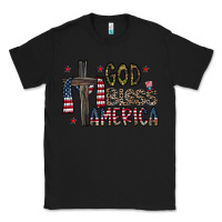 Black god bless america Classic Tee - CowhideDigitalArt