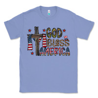 Colony Blue god bless america Classic Tee - CowhideDigitalArt
