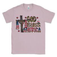Lilac god bless america Classic Tee - CowhideDigitalArt