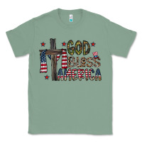 Sage god bless america Classic Tee - CowhideDigitalArt