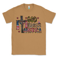 Toasted Coconut god bless america Classic Tee - CowhideDigitalArt