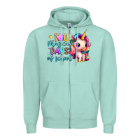 Seafoam 100 magical days of school Zipper Hoodie - Artiststas