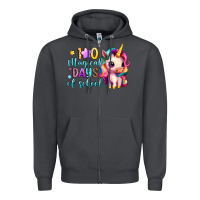 Smoke 100 magical days of school Zipper Hoodie - Artiststas