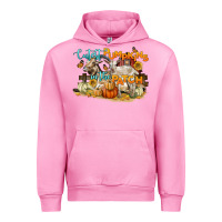 Fuchsia Pink cutest pumpkins in the patch Urban Hoodie - LillyAllenDesigns