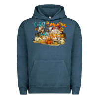 Pigment Midnight Navy cutest pumpkins in the patch Urban Hoodie - LillyAllenDesigns