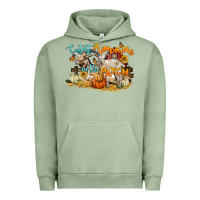 Pigment Oil Green cutest pumpkins in the patch Urban Hoodie - LillyAllenDesigns