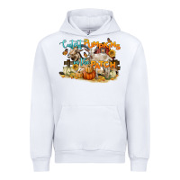White cutest pumpkins in the patch Urban Hoodie - LillyAllenDesigns