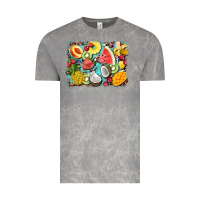Cloud Rock summer fruits background Vintage Tee - BarkalooDesign