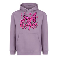 Lavender hope breast cancer butterfly Heavyweight Hoodie - Jasminsmagicworld