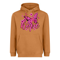 Meerkat hope breast cancer butterfly Heavyweight Hoodie - Jasminsmagicworld