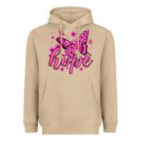 Mushroom hope breast cancer butterfly Heavyweight Hoodie - Jasminsmagicworld