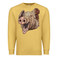 Antique Gold american yorkshire pig face Premium Sweatshirt - LillyAllenDesigns