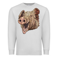 Dove Grey american yorkshire pig face Premium Sweatshirt - LillyAllenDesigns