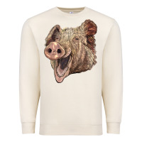 Sandshell american yorkshire pig face Premium Sweatshirt - LillyAllenDesigns