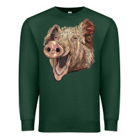 Sports Green american yorkshire pig face Premium Sweatshirt - LillyAllenDesigns