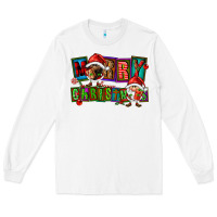 White merry christmas gnomies Long Sleeve Tee - FaDigitalArtStudio