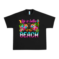 Black life is better at the beach Urban Heavy Tee - texasbilliewilder
