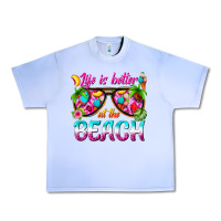 Grape Ice life is better at the beach Urban Heavy Tee - texasbilliewilder