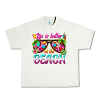 Pistachio life is better at the beach Urban Heavy Tee - texasbilliewilder