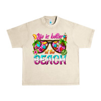 Sandshell life is better at the beach Urban Heavy Tee - texasbilliewilder