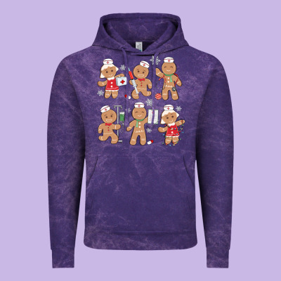 Vintage Hoodie nurse gingerbread