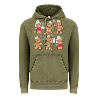 Vintage Olive nurse gingerbread Vintage Hoodie - MaliasSmallBusiness
