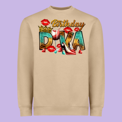 Heavyweight Sweatshirt birthday diva