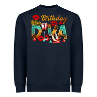 Navy birthday diva Heavyweight Sweatshirt - RanaPortraitStore