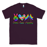 Plum peace love equality Classic Tee - HRA Design Shop