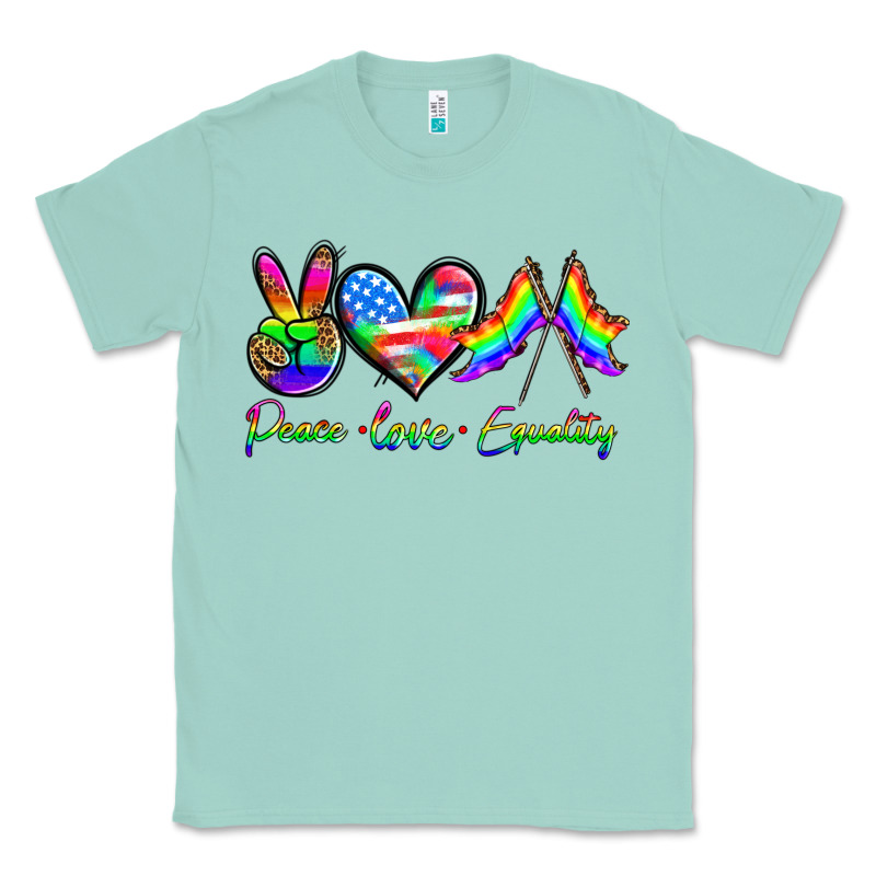 Peace Love Equality Classic Tee by HRA Design Shop | Teevron